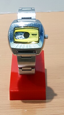 Vintage Collectible Rare Cityzen Independent 1481010 Jumping Hour Japan Made