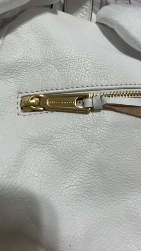 Rebecca Minkoff Julian Medium Backpack White w/gold hardware NWT