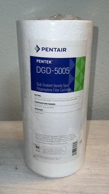 Pentair Pentek DGD-5005 Whole House Sediment Water Filter, 10-Inch Big Blue