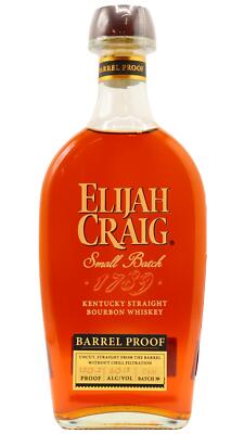 Elijah Craig - Barrel Proof Batch C921 Bourbon 12 year old Whiskey 70cl