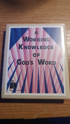 A Working Knowledge of God's Word Audio Cassette Lectures Charles Capps