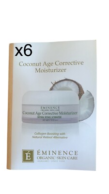 EMINENCE coconut age corrective moisturizer travel packets SIZE ( PACK OF 6 )