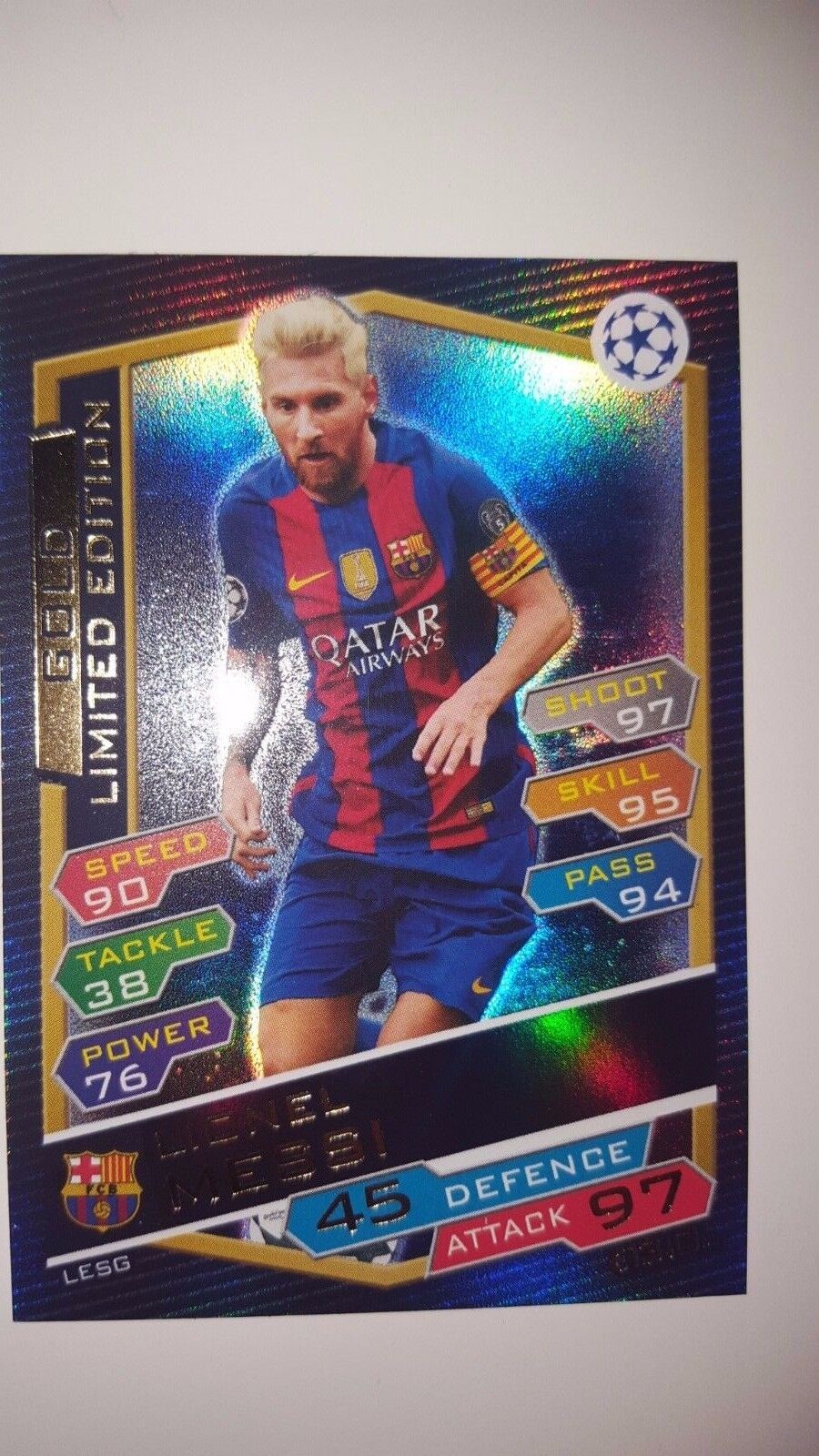 Match Attax Champions League 16 17 limited exclusive Nordic edition Pro 11 Hero