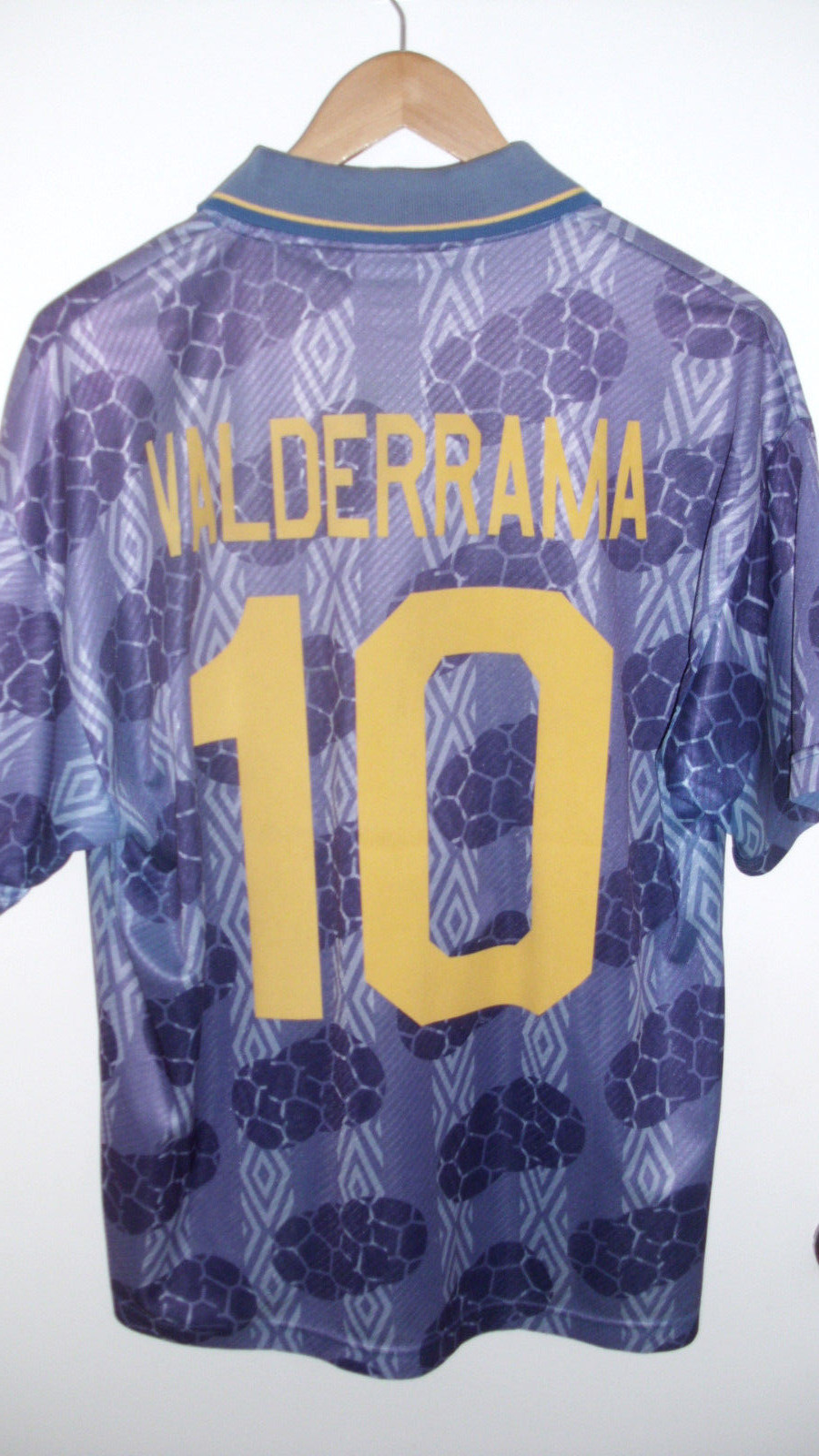 Colombia 1994 Official Football Away Jersey Shirt Camiseta - #10 Valderrama