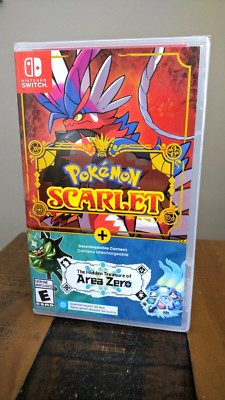 NEW   Pokmon Scarlet Hidden Treasure of Area Zero Bundle   Switch Game + DLC USA