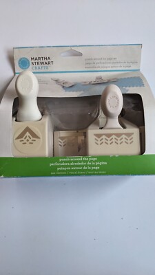 Martha Stewart Chevron Fence Punch Around The Page Card Making Scrapbooking Craf