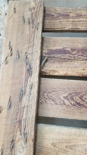 Reclaimed barn wood door