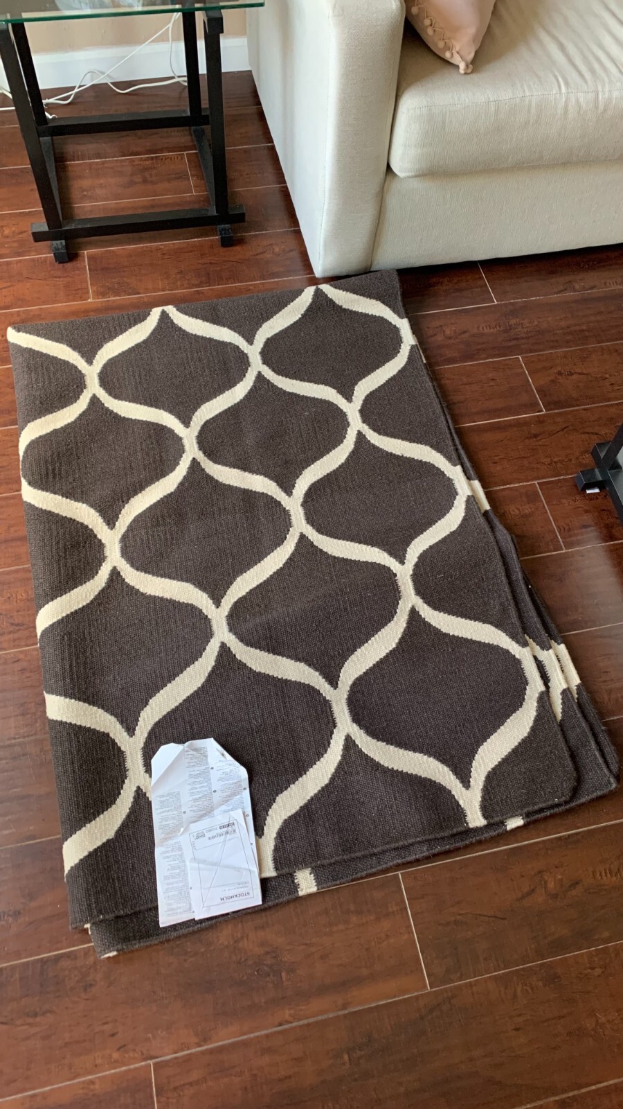 Ikea STOCKHOLM 2017 Rug Flatwoven Handmade 100% Wool 5' 7