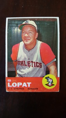 1963 topps baseball cards #1 to #60, complete your set