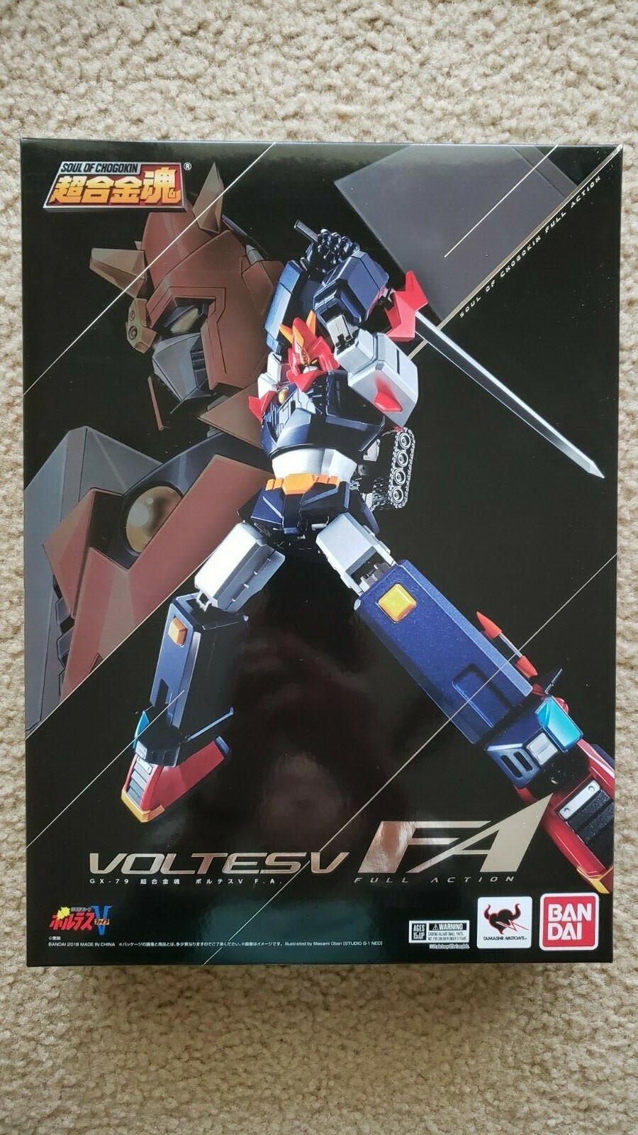 VoltesV ボルテス FA SOUL OF CHOGOKIN GX-79 VOLTES V F.A. | TAMASHII WEB