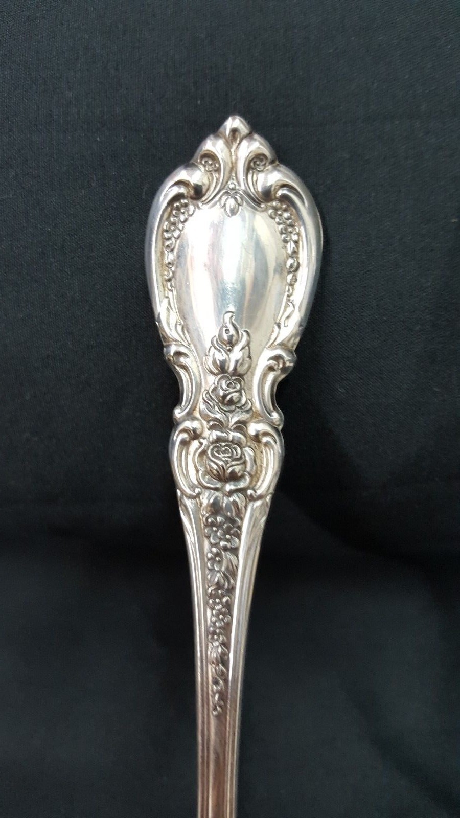 Towle Co. Charlemagne Pattern Sterling Silver Slotted Serving Spoon Spatula