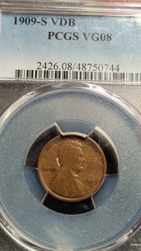 1909-S VDB  Lincoln Cent NICE MID GRADE "THE KEY"-