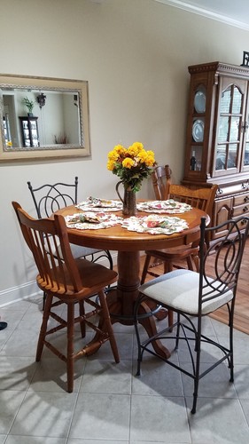 Bar height table set