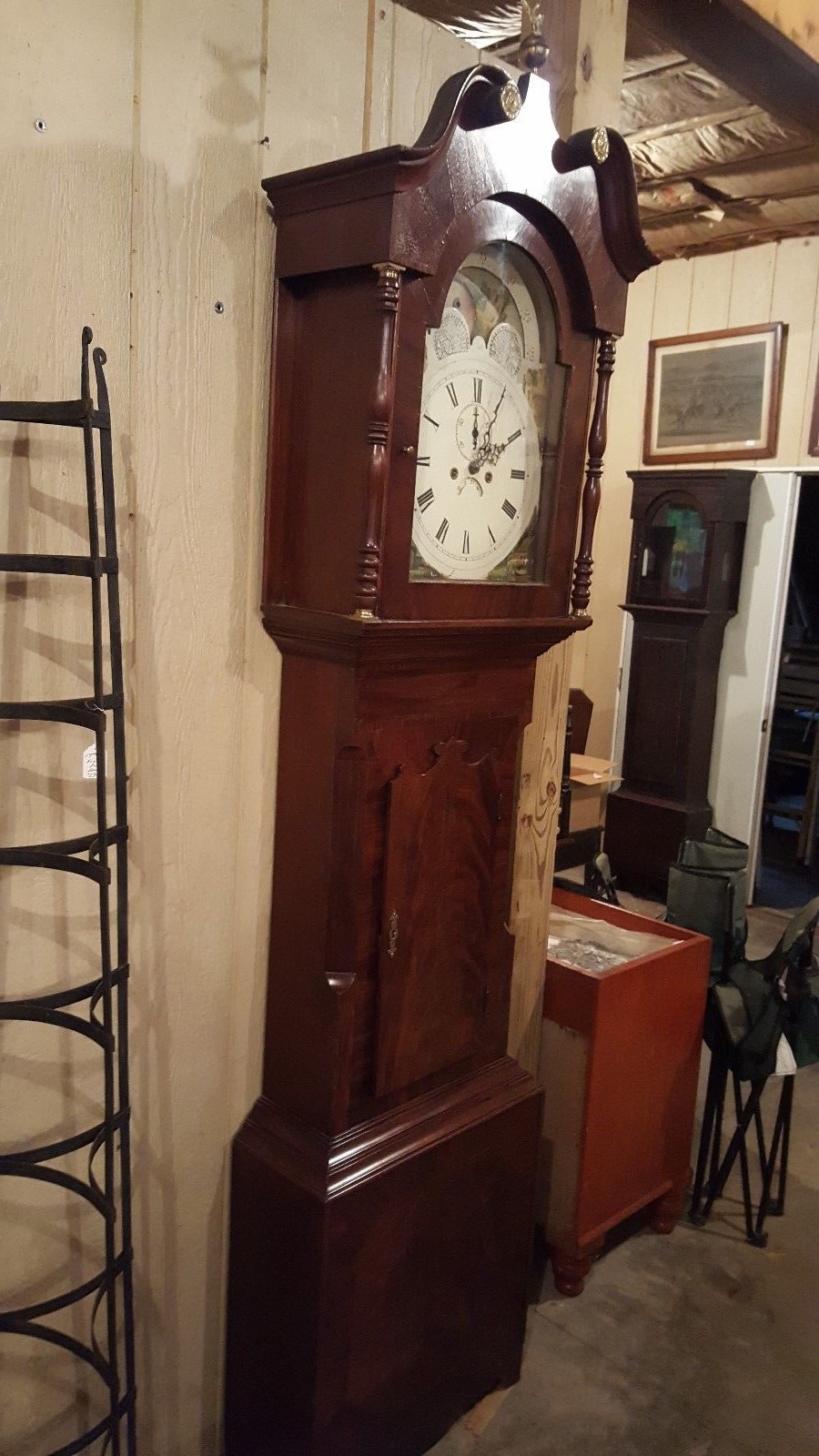 Antique English Tall Case / Grandfather Clock c. 1860