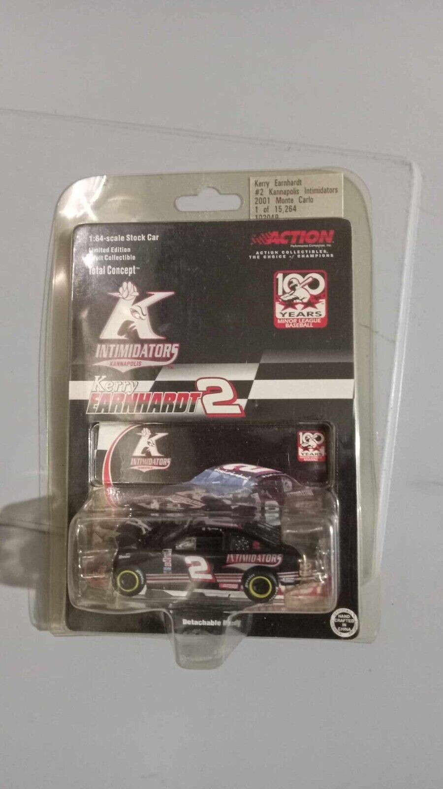 Kerry Earnhardt #2 Kannapolis Intimidators 2001 Action T