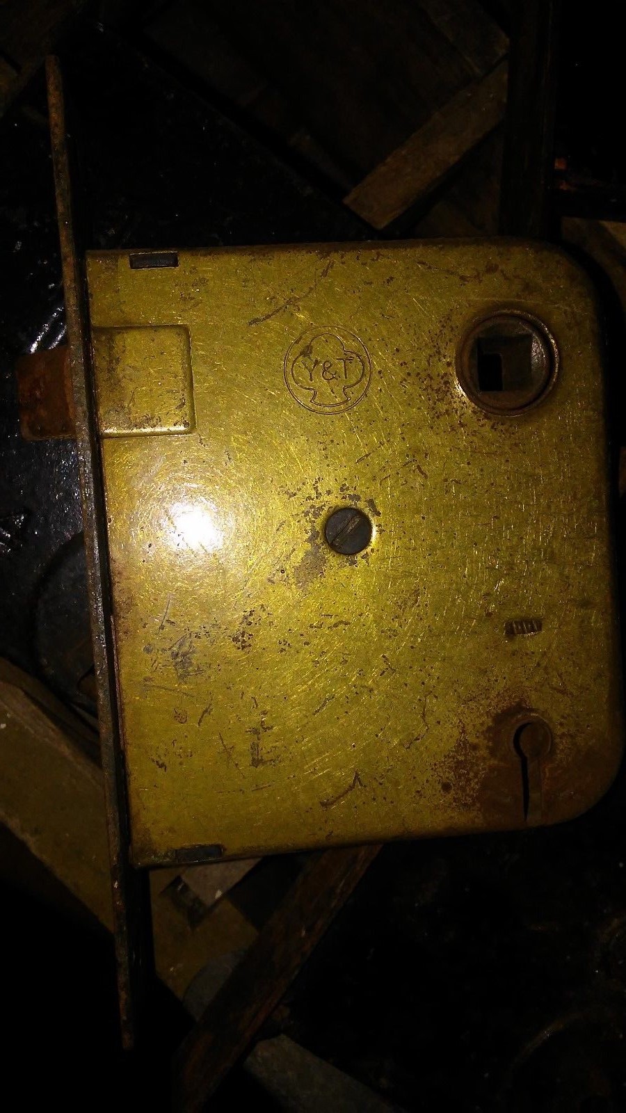 14 Vintage Mortise Door Lock No Skeleton Key Hardware Antique Salvage 1 Y & T