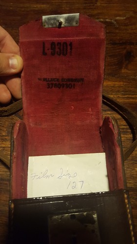 AGFA Billy-Clack Vintage Bellows Folding Film Camera BILINAR Lens GERMANY W/CASE