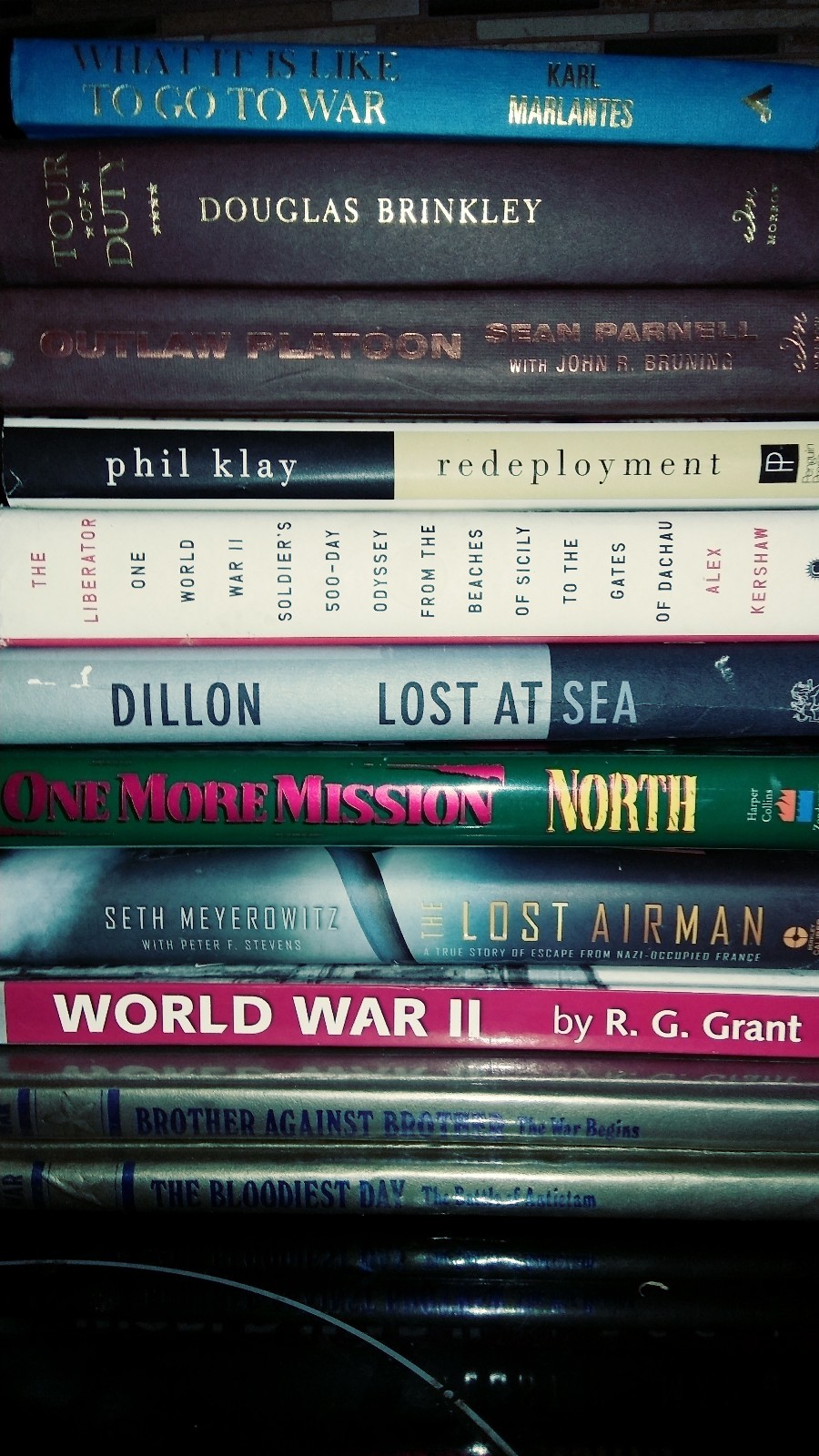 Lot Of 11 Hardback Books About War