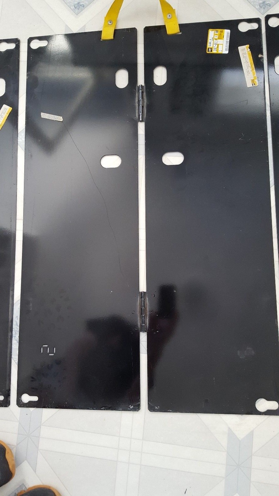 Caterpillar, 207-0161, 0164 & 0167 EXCAVATOR Folding Black Metal Vandalism Guard