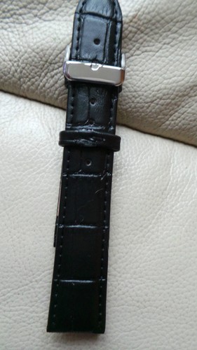 Bracelet De Montre 24 Mm - Cuir Noir Et Kevlar Tissé, Style Militaire, Pour Montre Panerai Ou Similaire