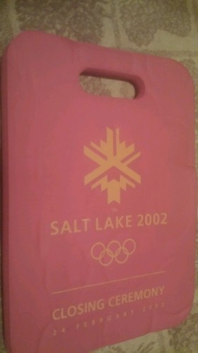 Salt Lake City 2002 Olympic Winter Games Closing Ceremony Pack/Book/Cushion