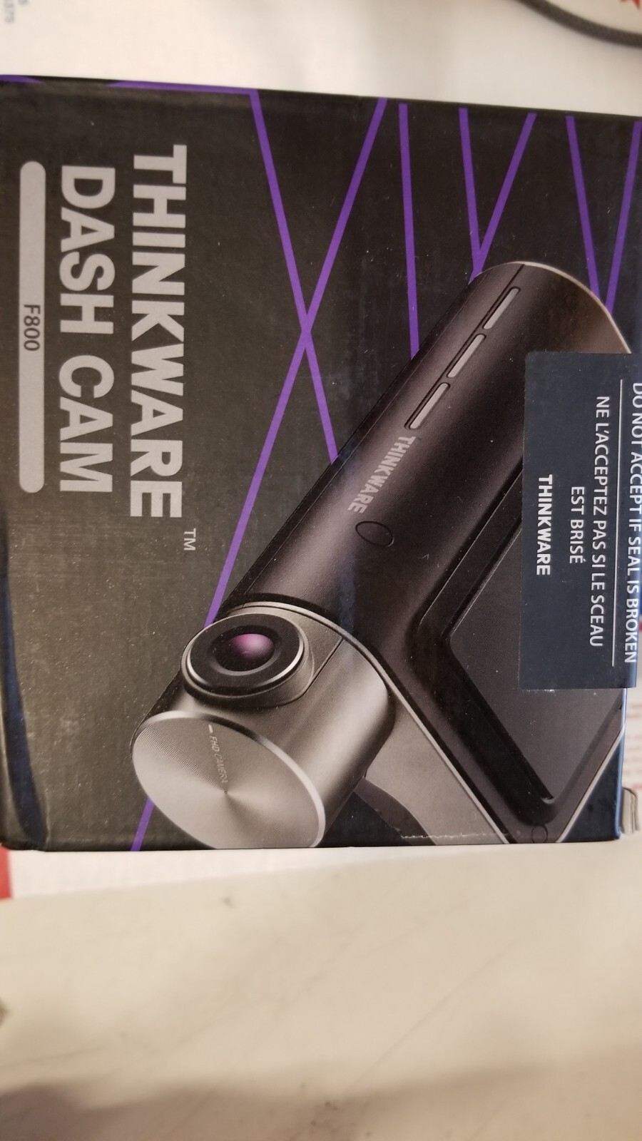 Thinkware F800 Dash Cam 1080p w/ Night Vision, Time Lapse - 