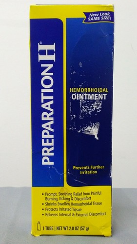 LOT OF 6 PREPARATION H HEMORRHOIDAL SUPPOSITORIES CREAM COOLING GEL EXP 04/20