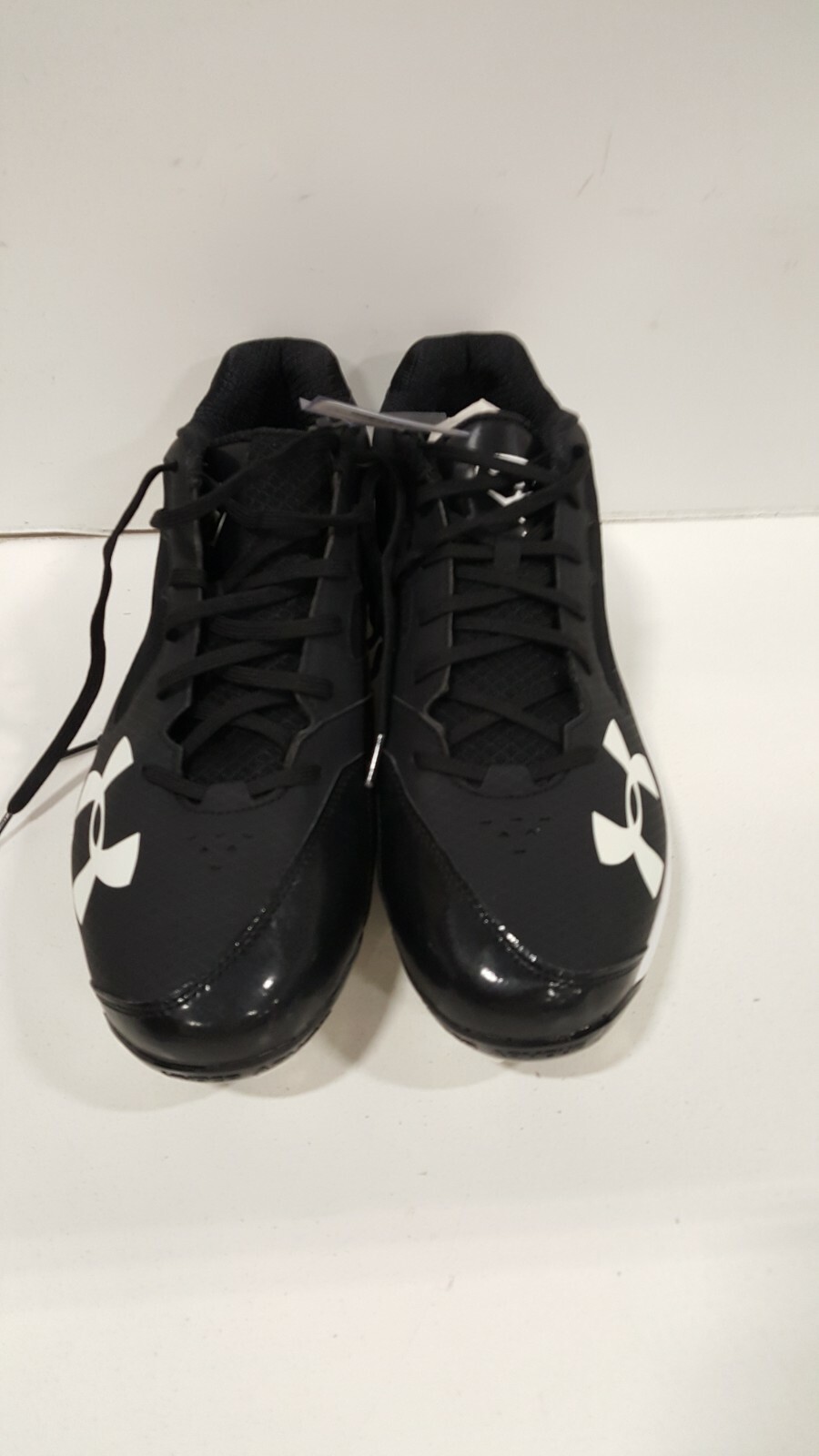 Under Armour Ignite Men's Size 14 Low ST Black Metal Cleats