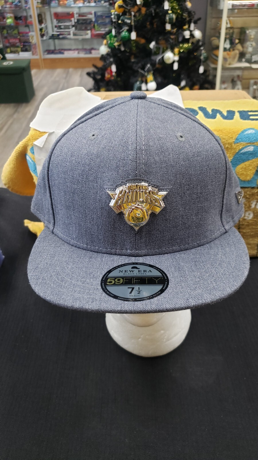 New Era 59FIFTY ニューヨーク ニックス 7 1/2 ブラック 59FIFTY ニューヨーク・ヤンキース ブラック × ブラック