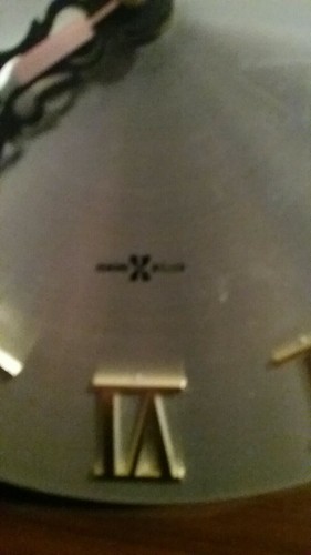 Howard Miller Cherry Wall Clock, Model 552,   Large Vintage