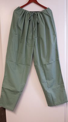 NEW Unisex Medical Scrub Pant Straight Leg Drawstring BASIL Size 3X 3XL 3X-L