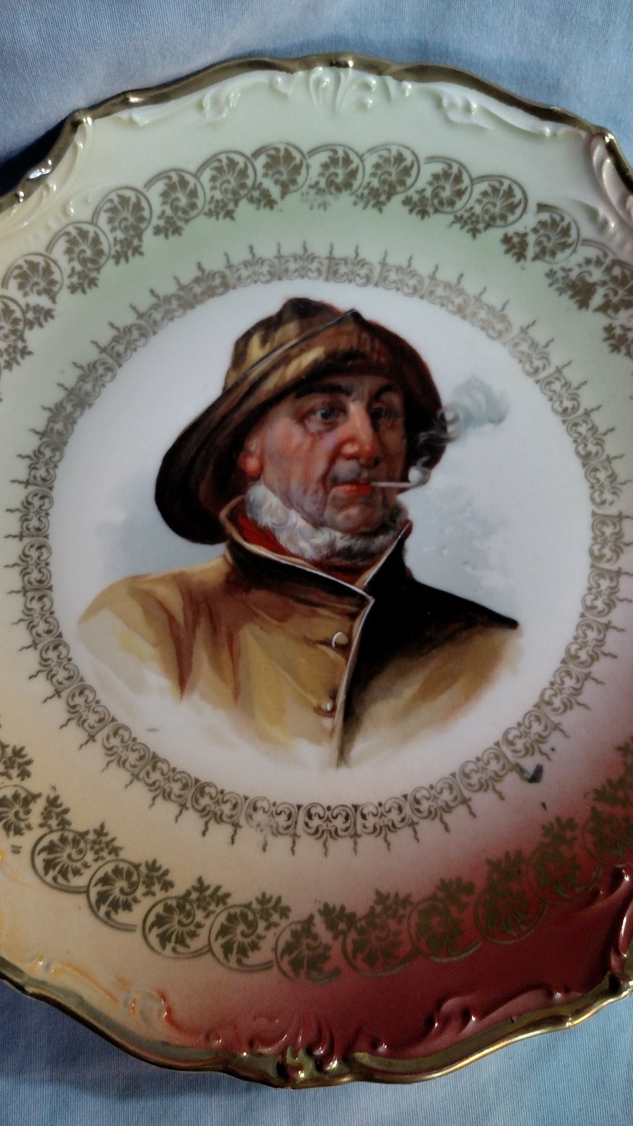 Blenheim China Sailor with Pipe Decorative Plate