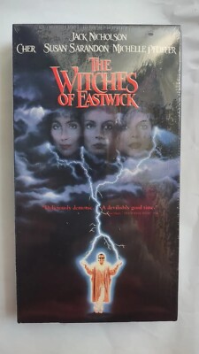 VHS Video Cassette Witches Of Eastwick Jack Nicholson Sealed Watermark WB 1987