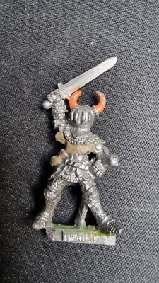 GW Citadel Empire Metal Fighter F2  1987 Warhammer Rare OOP Templar