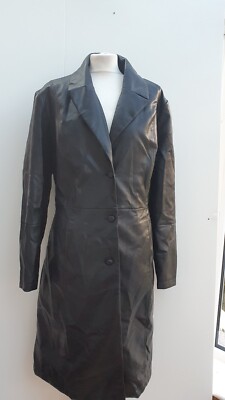 Centigrade  Faux Leather  trench coat size XL New QVC brbx