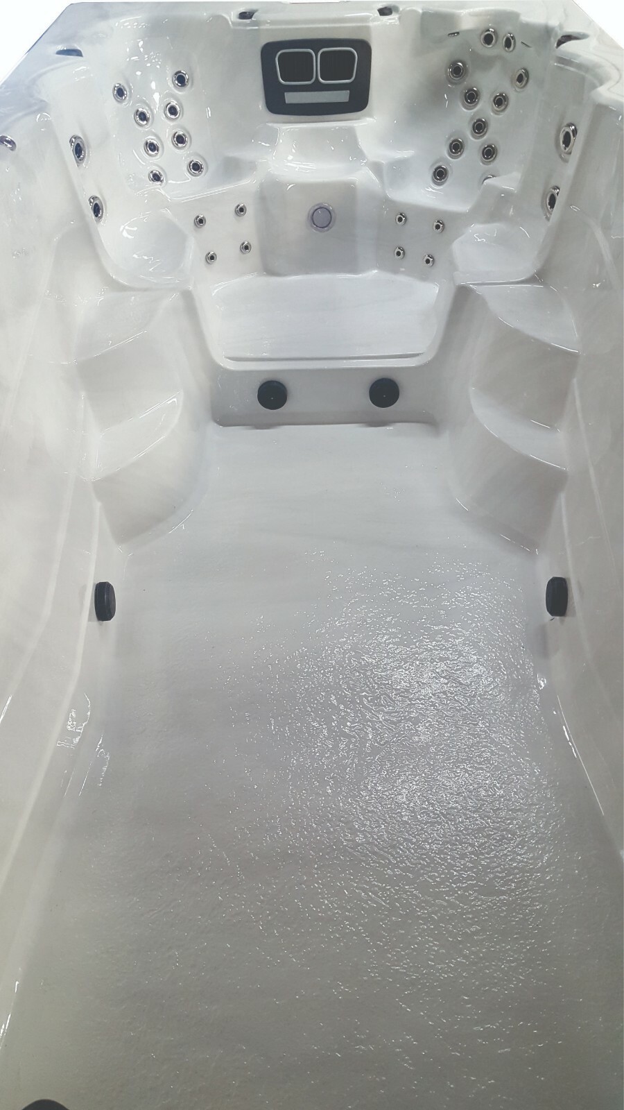 PHT2700 Swim Spa Outdoor Whirlpool Lounger Spa Hot Tub with 37 Therapy Jets