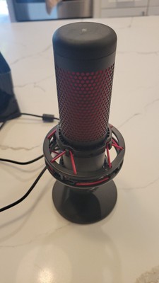 HyperX QuadCast LED USB Mic for gaming and streaming.  Used, perfect condition