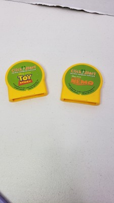 ClickStart My First Computer Two Game Cartridges Only Toy Story And Finding Nemo