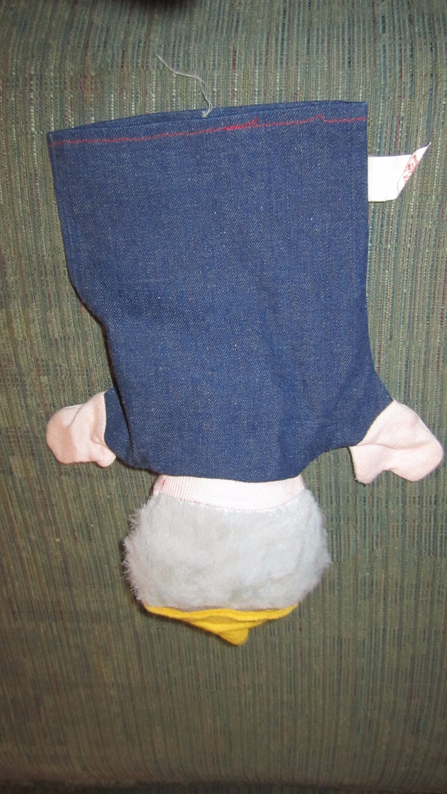 Vintage Sheram Industries Hand Puppet Sailor with Yellow Hat and Beard