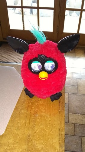 Furby Boom Red & Black LED Interactive Electronic Pet Works GREAT 2012