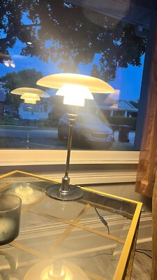 Poul Louis Henningsen Style Table Lamp Design Light A/S Danish Mid Century Moder