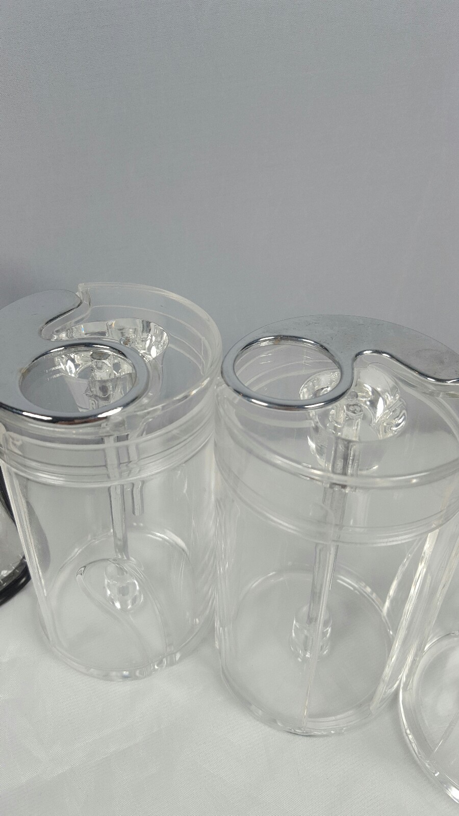 TIE SAVER Tie Storage in Reusable Package SET OF 3 CLEAR PLASTIC TIE SAVERS