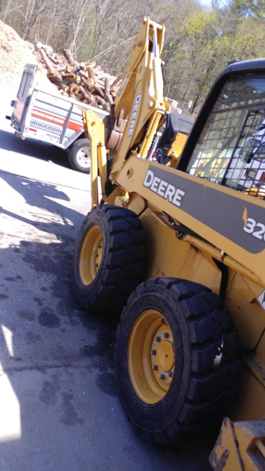 JOHN DEERE HYDRAULIC BACKHOE ATTACHMENT