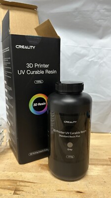Creality 3D Printer UV Curable Resin Plus Gray High Precision Low Odor 1KG
