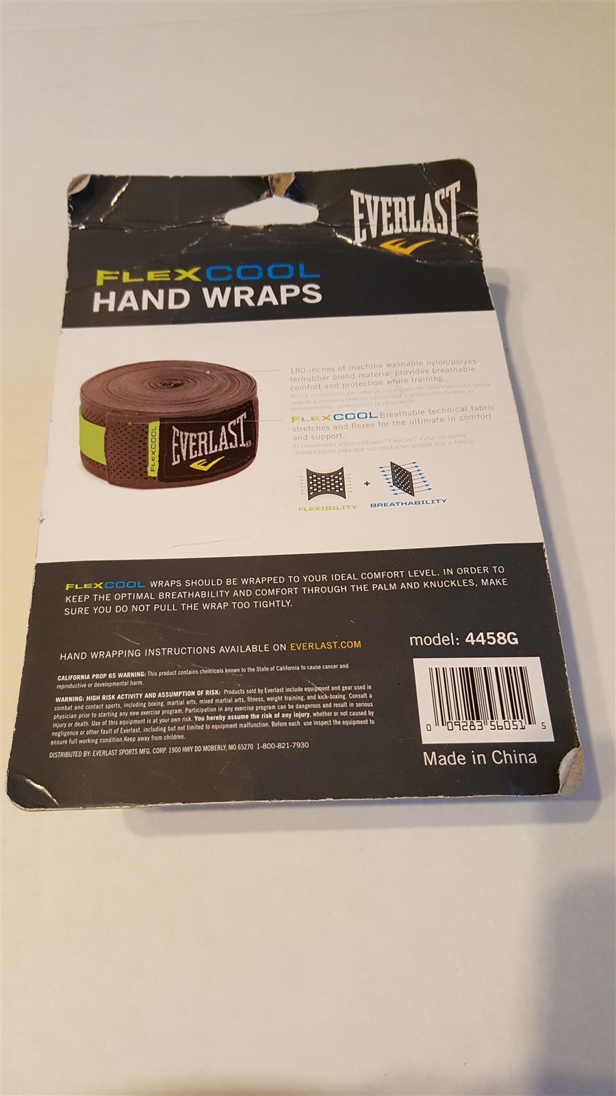 Everlast Flexcool Hand Wrap 180 inches Boxing MMA New
