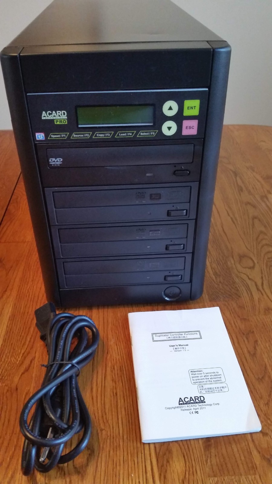 Acard Technology Pro CD Dvd R Rw 1 Master 3 Duplicators