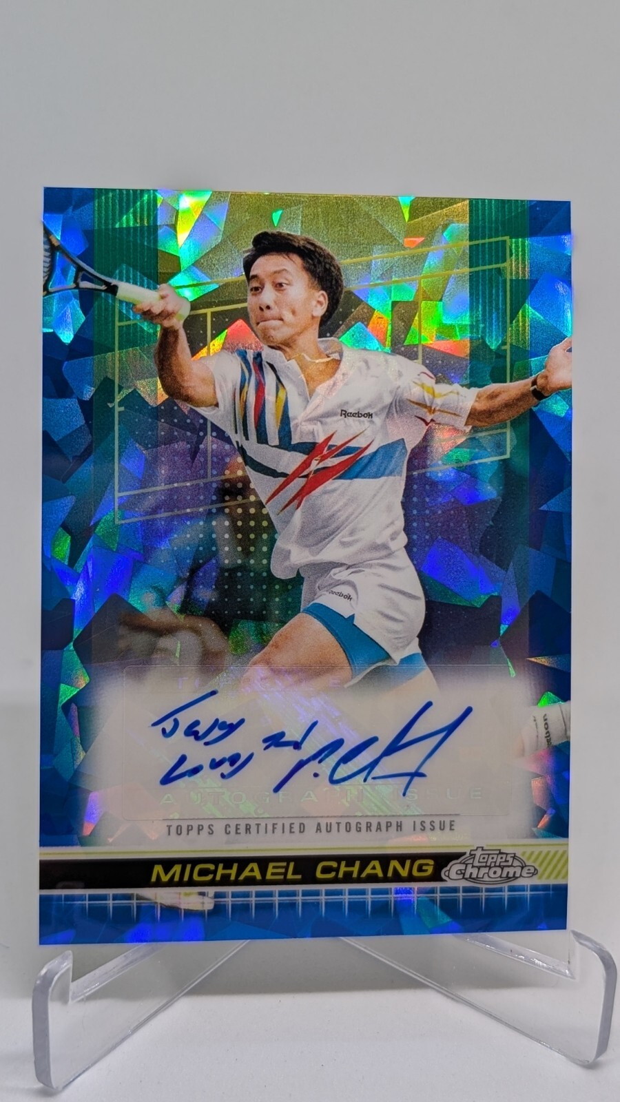 Topps - 直筆サインカード  Topps Graphite Michael Chang 2024 Topps Chrome Tennis Legend Michael Chang Auto Orange