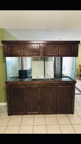 210 Gallon aquarium With Stand
