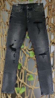 NEW KSUBI CHITCH FURY TAPERED LEG MEN'S JEAN BLACK SIZE 28 X 32 US FREE SHIPPING