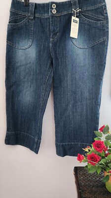 SONOMA LIFE+ STYLE 10 DENIM CAPRI BELOW THE KNEE STRETCH LOVER RISE NWT